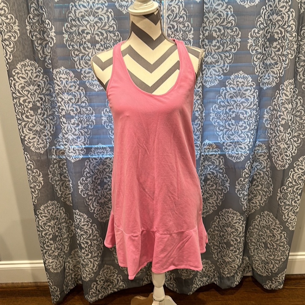 Southern tide racer back ruffle dress small